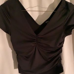 Trendy black forever 21 going out shirt!